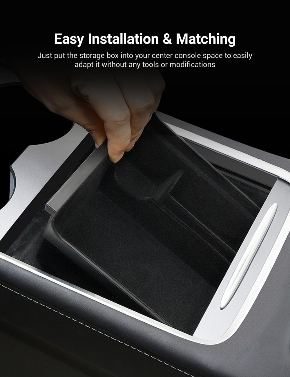 Center Console Tray for Tesla Model 3 & Model Y