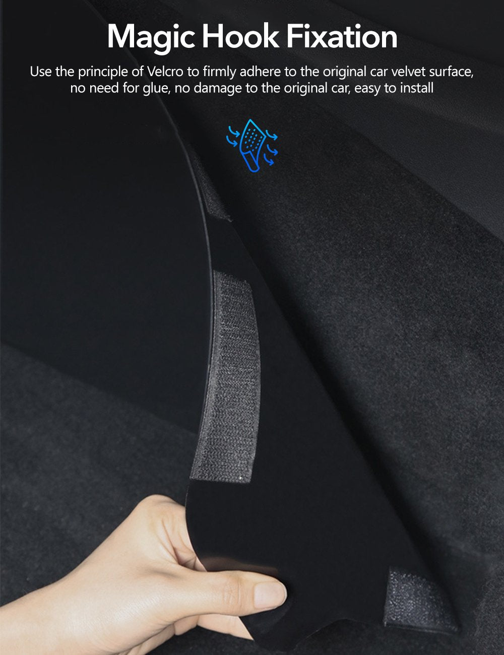 Center Console Side Anti-Kick Mat For Tesla Model Y