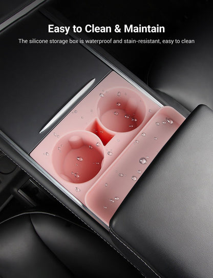 Center Console Silicone Cup Holder For Tesla Model 3/Y