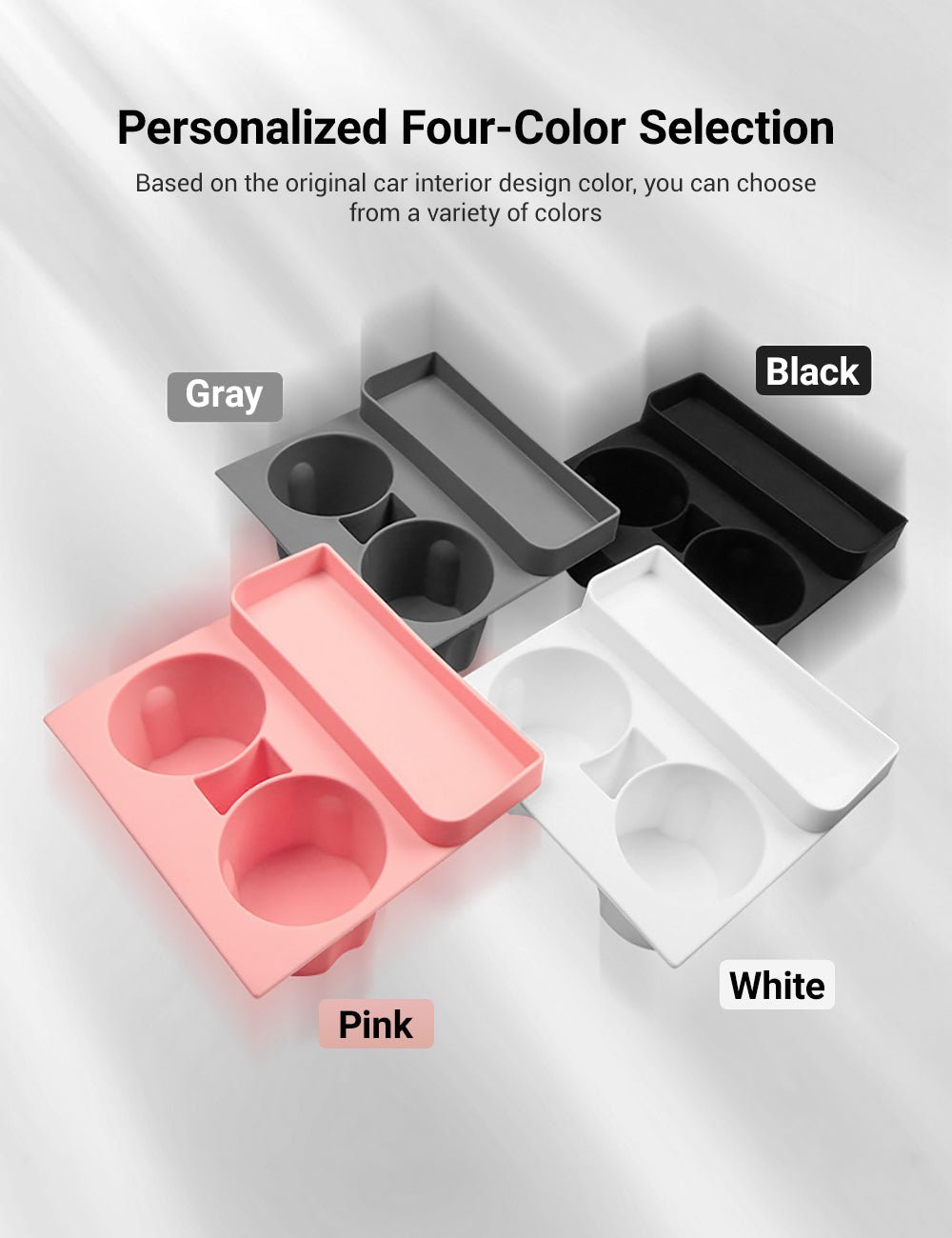 Center Console Silicone Cup Holder For Tesla Model 3/Y