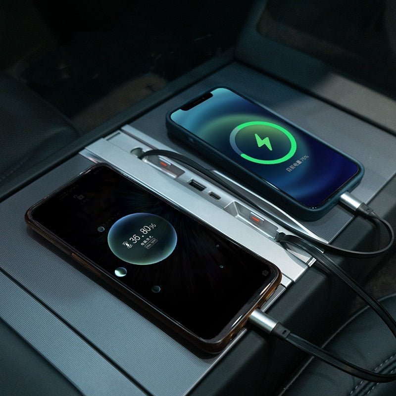 Center Console USB Hub Docking Station for Tesla Model 3 Highland & New Model Y