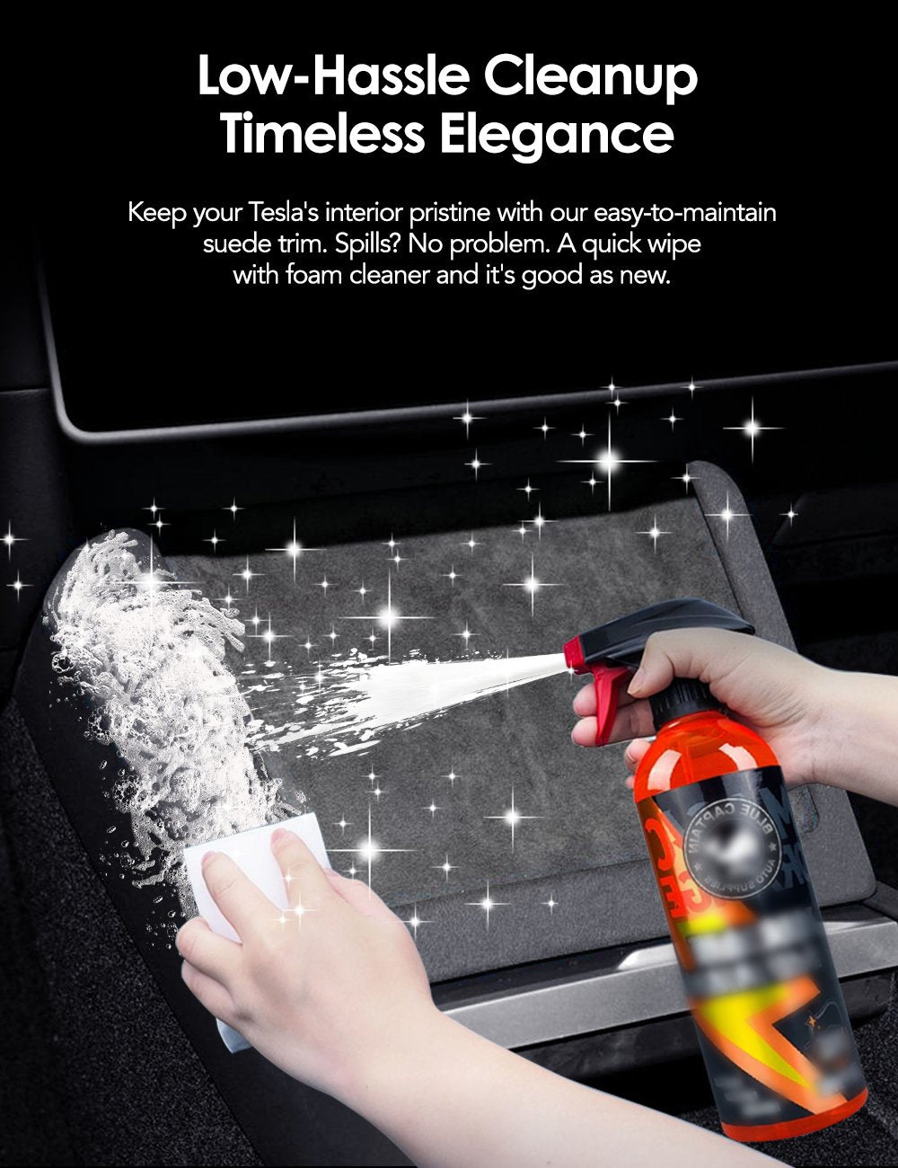 Center Console Wireless Charger Cover Trim for Model 3 Highland & New Model Y