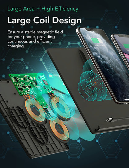 Center Console Wireless Charger for Tesla Model 3