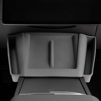 Center Console Wireless Charging Pad with Side Pockets For Tesla Model 3 Highland & Model Y Juniper