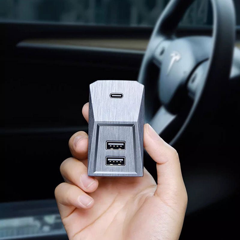 Center Docking Station USB Hub For Tesla Model 3/Y 2021.11-2023