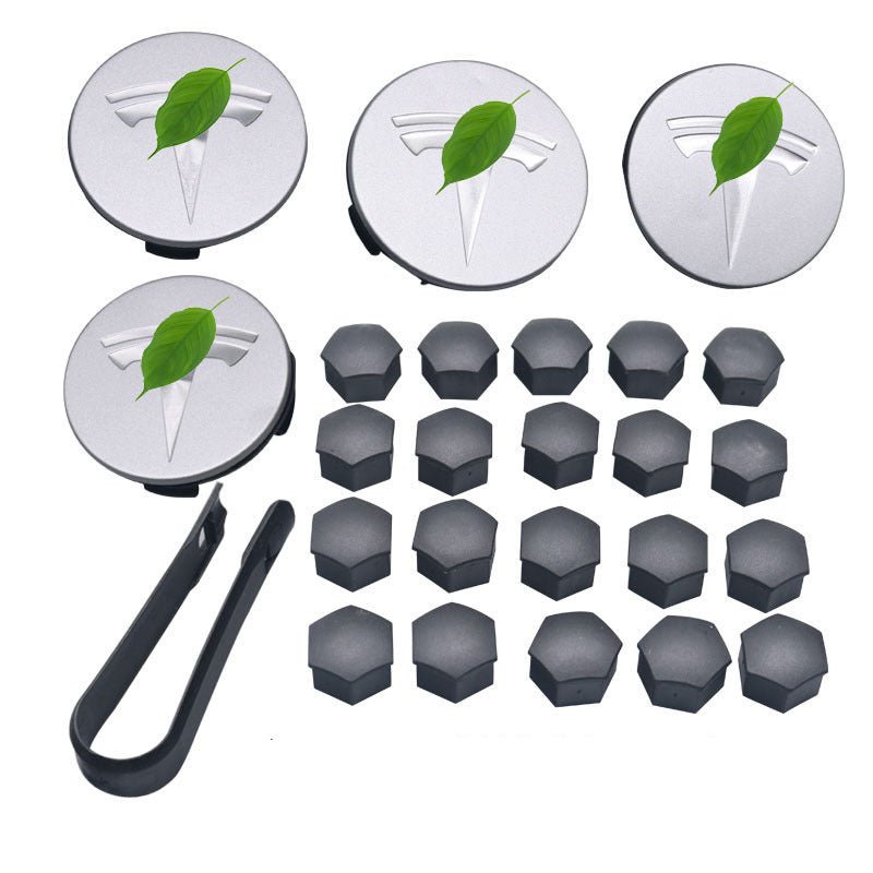 Center Wheel Center Cap Kit With Puller for Tesla Model 3/Y/S/X