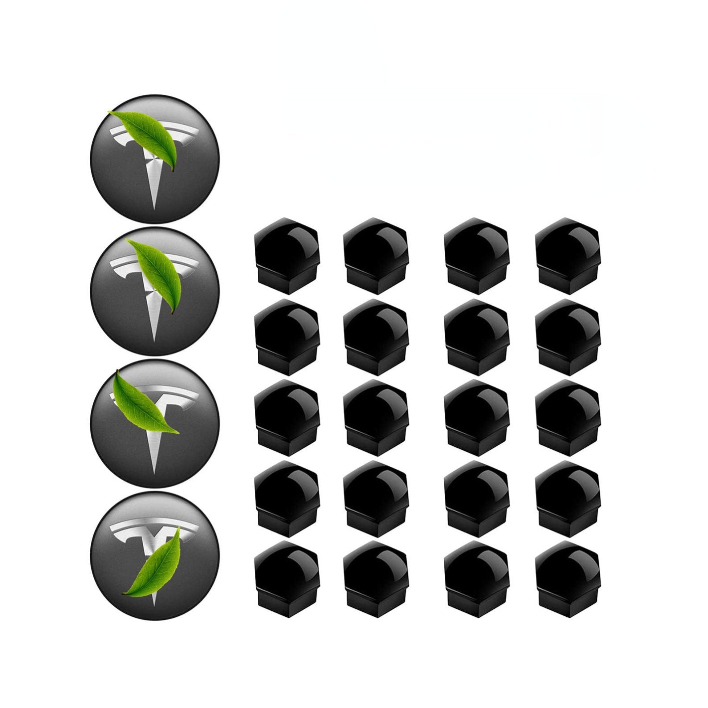 Center Wheel Center Cap Kit With Puller for Tesla Model 3/Y/S/X