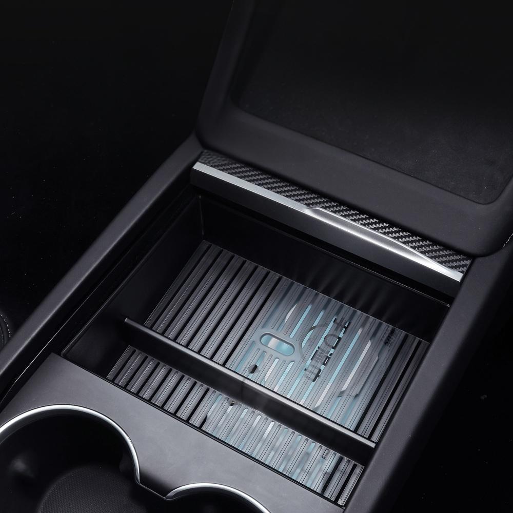 Central Console Armrest Storage Box for Model 3 Highland & New Model Y