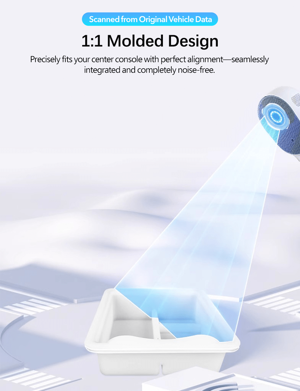 Central Storage Box for Tesla Model 3/Y