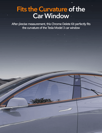 Chrome Delete Kit For Model 3