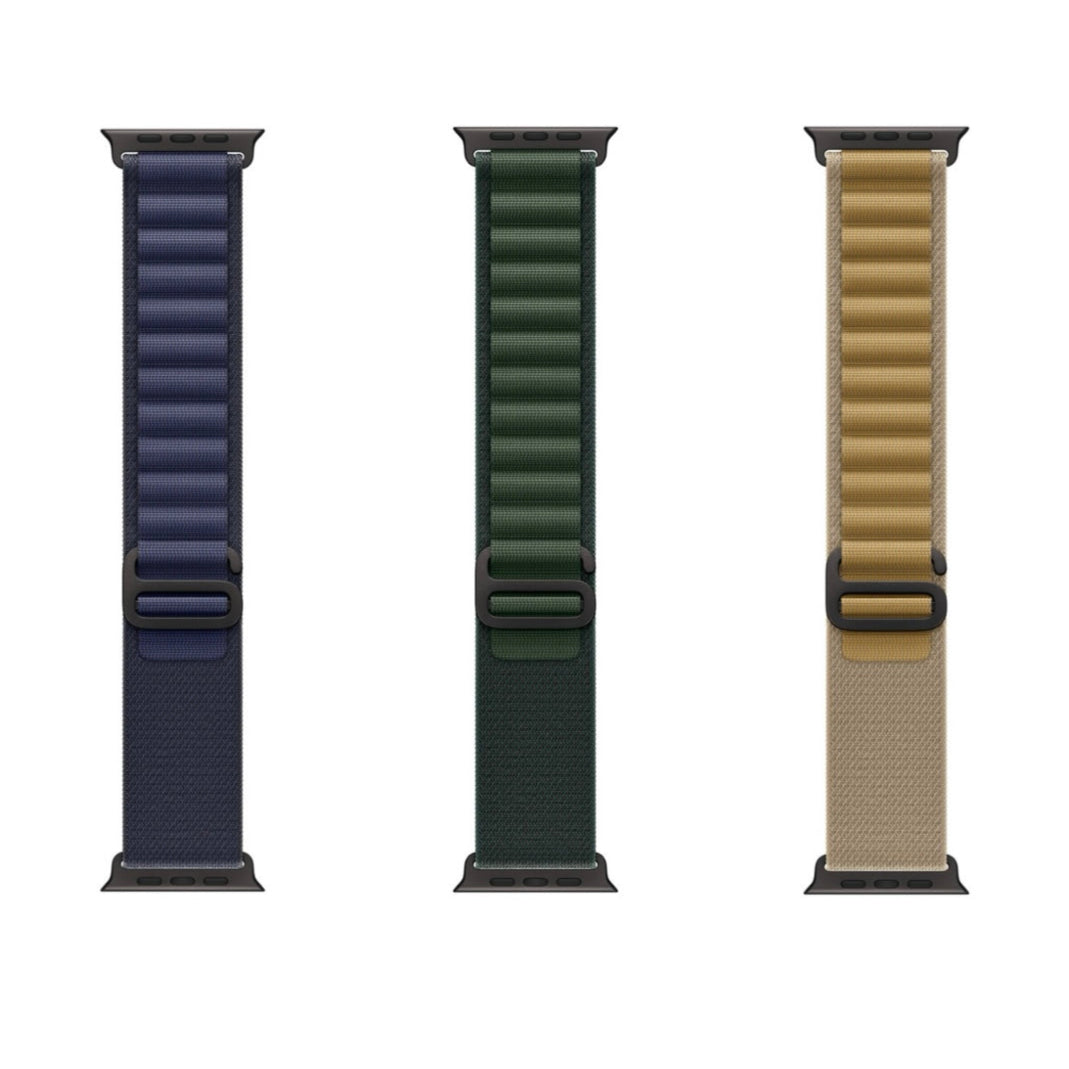 Stretch Alpine Loop Band for Apple Watch – Nylon D-Hook Strap