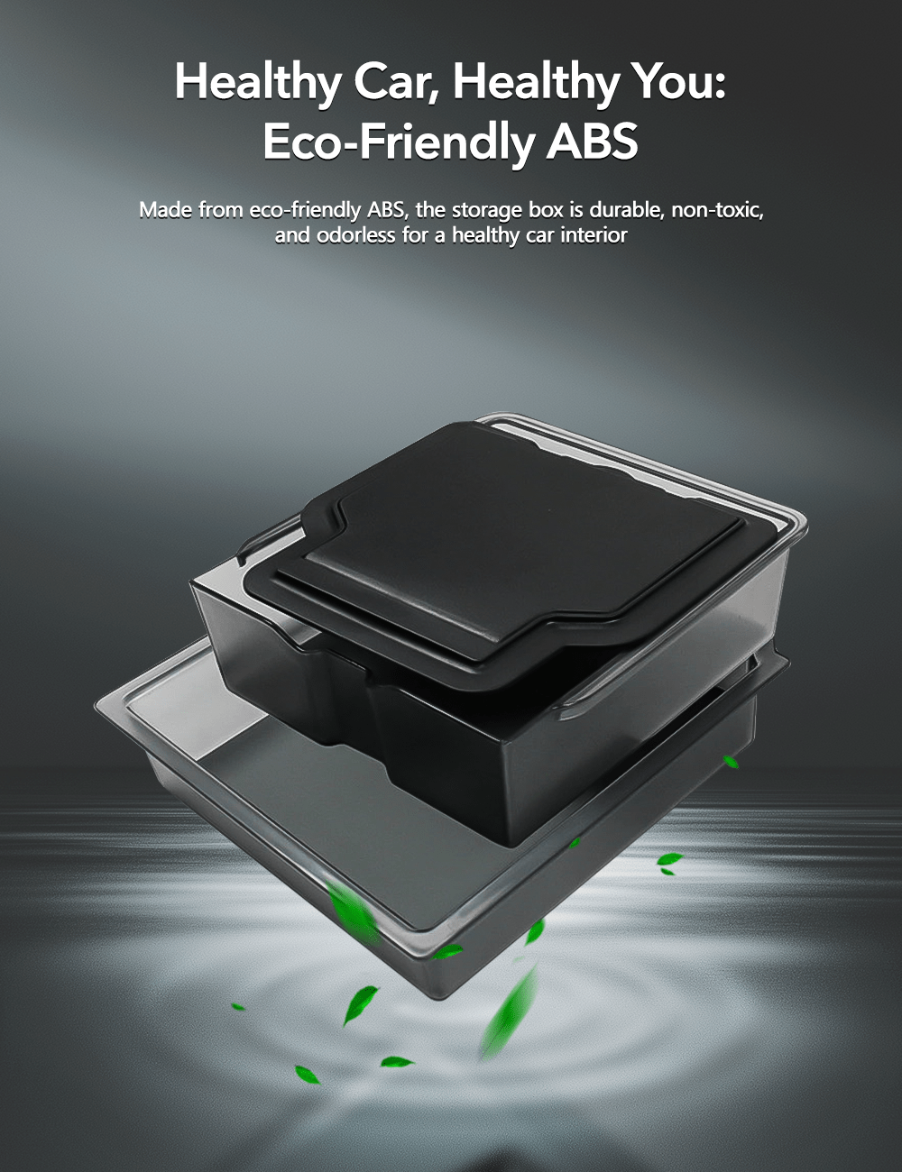 Console & Armrest Triple Storage Pack for Model Y Juniper & Model 3 Highland