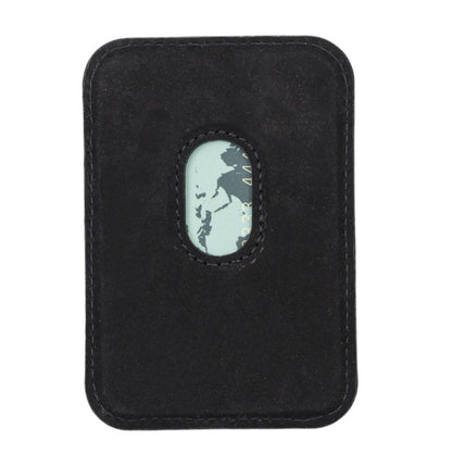 Cortland Full-Grain Leather Card Holder Wallet with Magnet