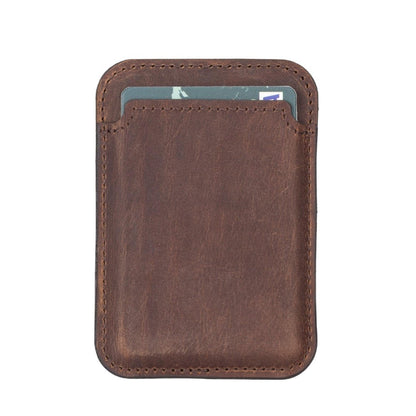 Cortland Full-Grain Leather Card Holder Wallet with Magnet
