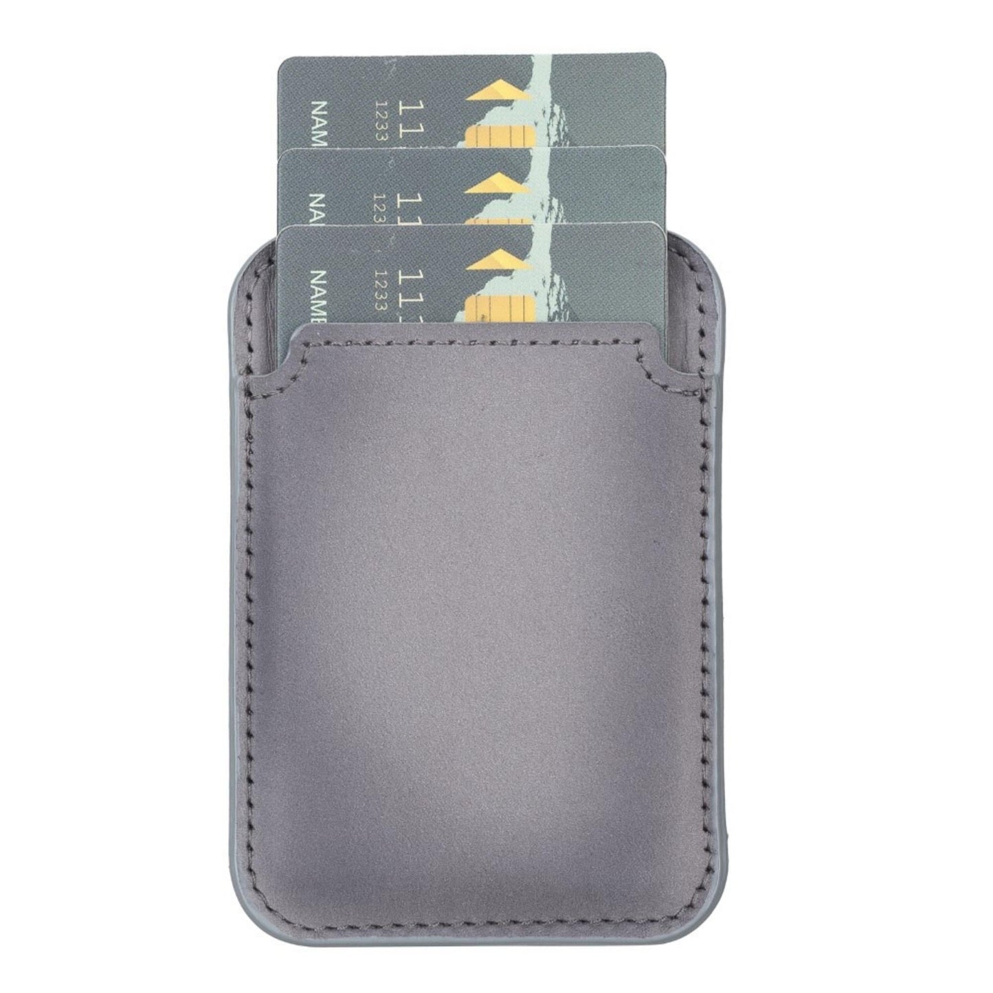 Cortland Full-Grain Leather Card Holder Wallet with Magnet