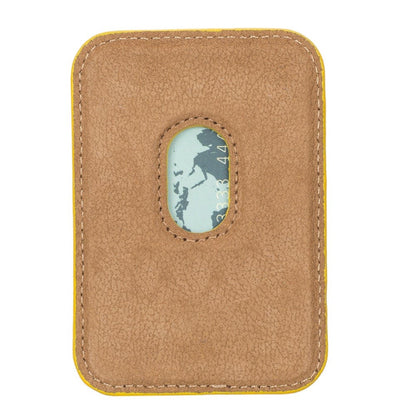 Cortland Full-Grain Leather Card Holder Wallet with Magnet