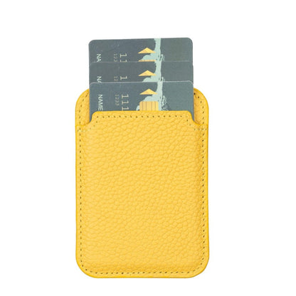 Cortland Full-Grain Leather Card Holder Wallet with Magnet