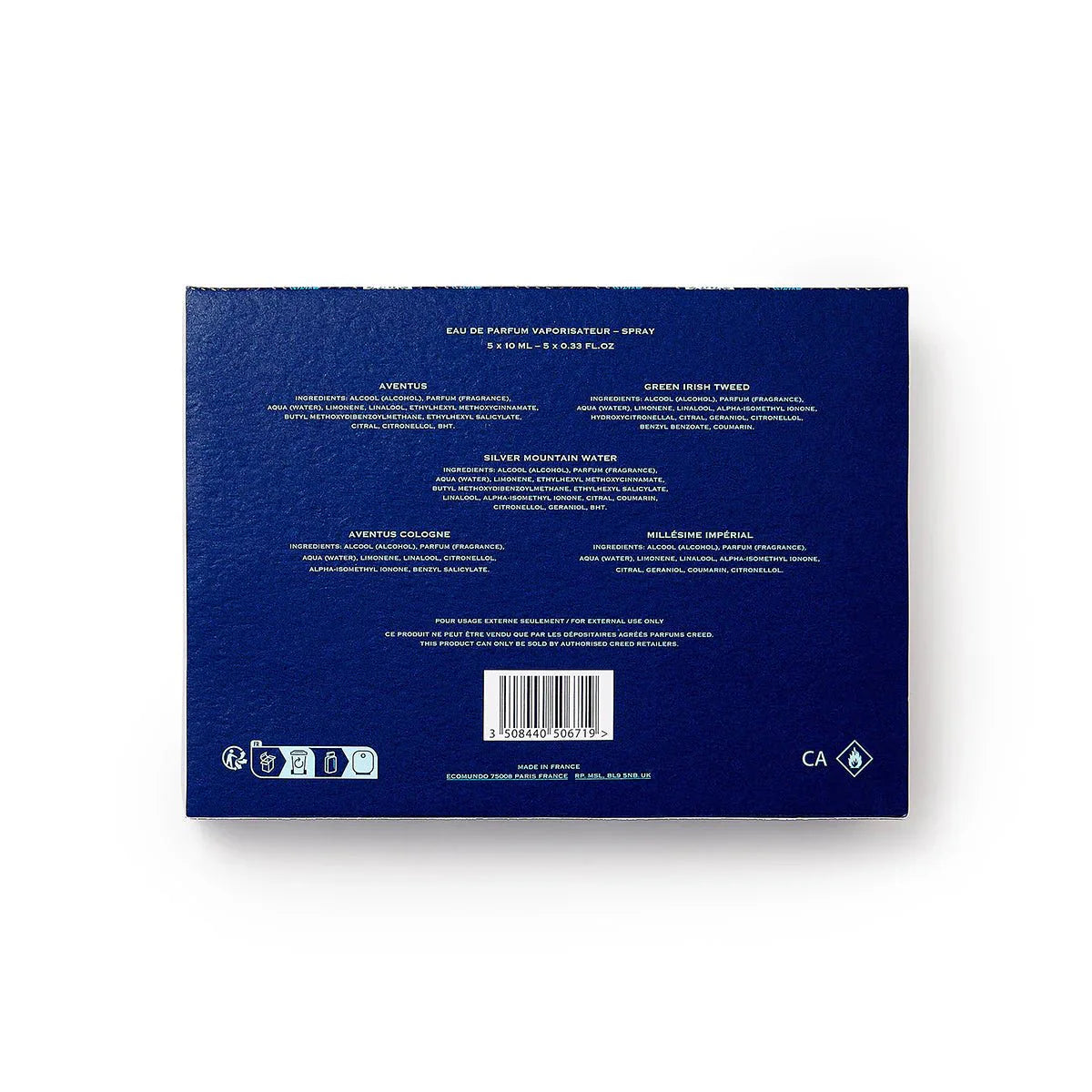 Creed Men's 5-Piece 10ml Discovery Set