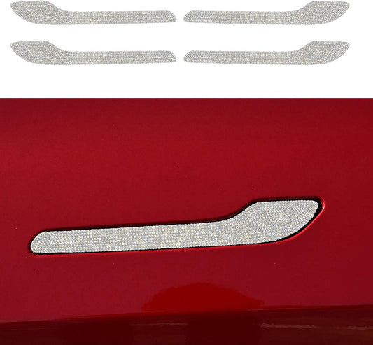 Crystal Door Handle Sticker for Model 3/Y 2017-2024