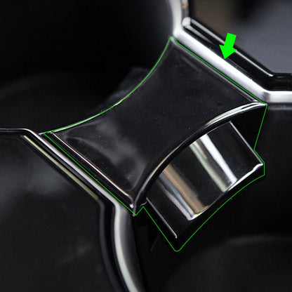 Cup holder slot limiter for Tesla Model 3/Y