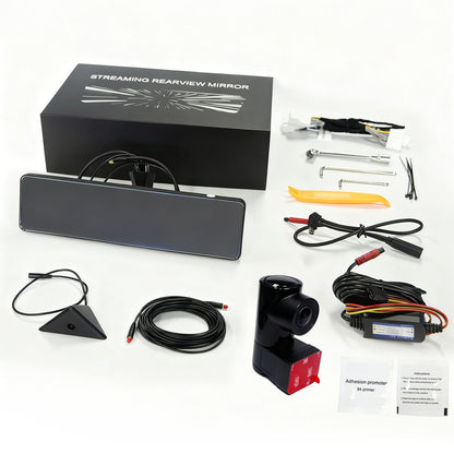 Cybertruck 11.26" Streaming Rearview Mirror | 2K Dual Dashcam & 105° Expanded Vision