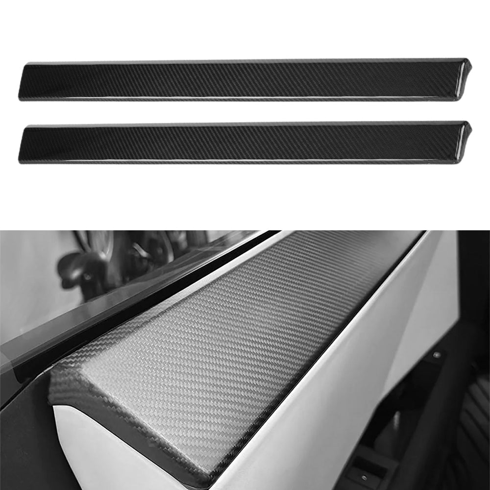 Cybertruck Carbon Fiber Door Panel Covers 4 Packs