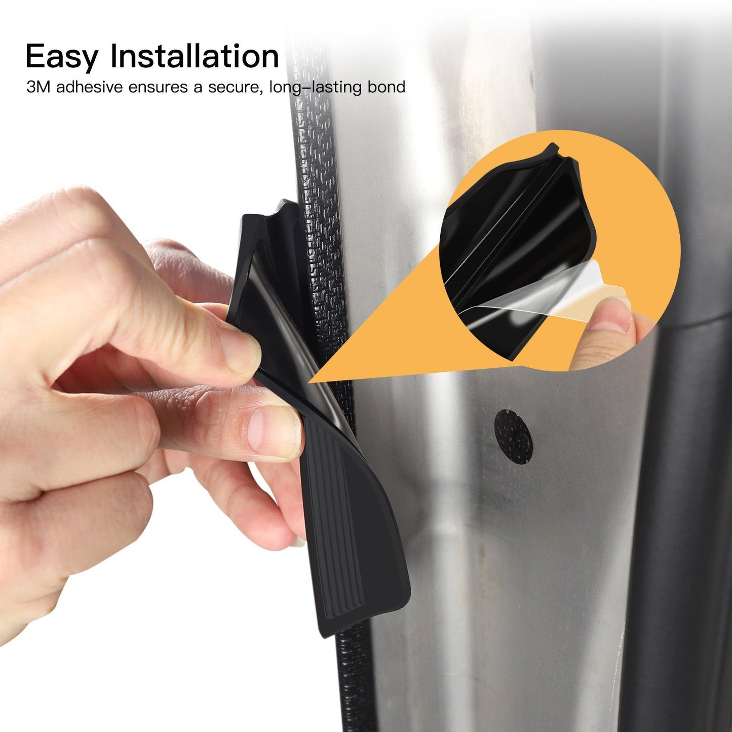 Cybertruck Door Armrest Pads (4-Pack) | Black Silicone for Comfort & Protection