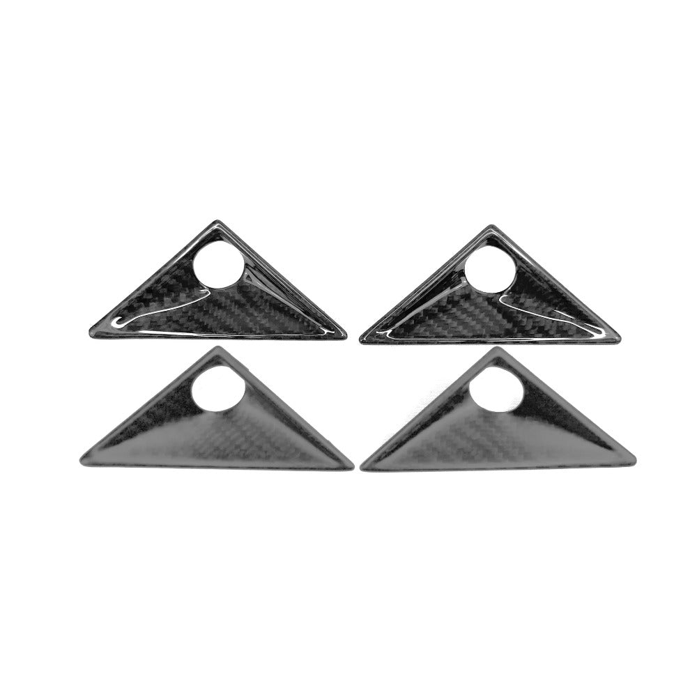 Cybertruck Front Fender Camera Applique Overlays | Real Carbon Fiber (1 Pair)