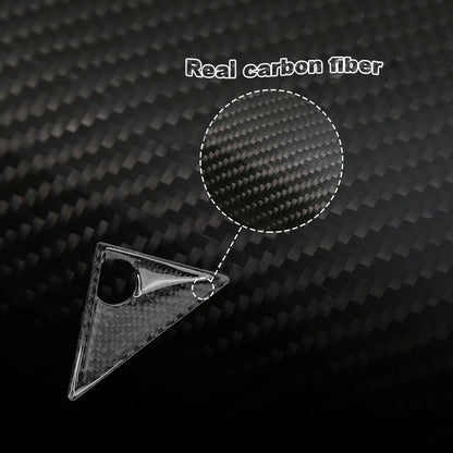 Cybertruck Front Fender Camera Applique Overlays | Real Carbon Fiber (1 Pair)