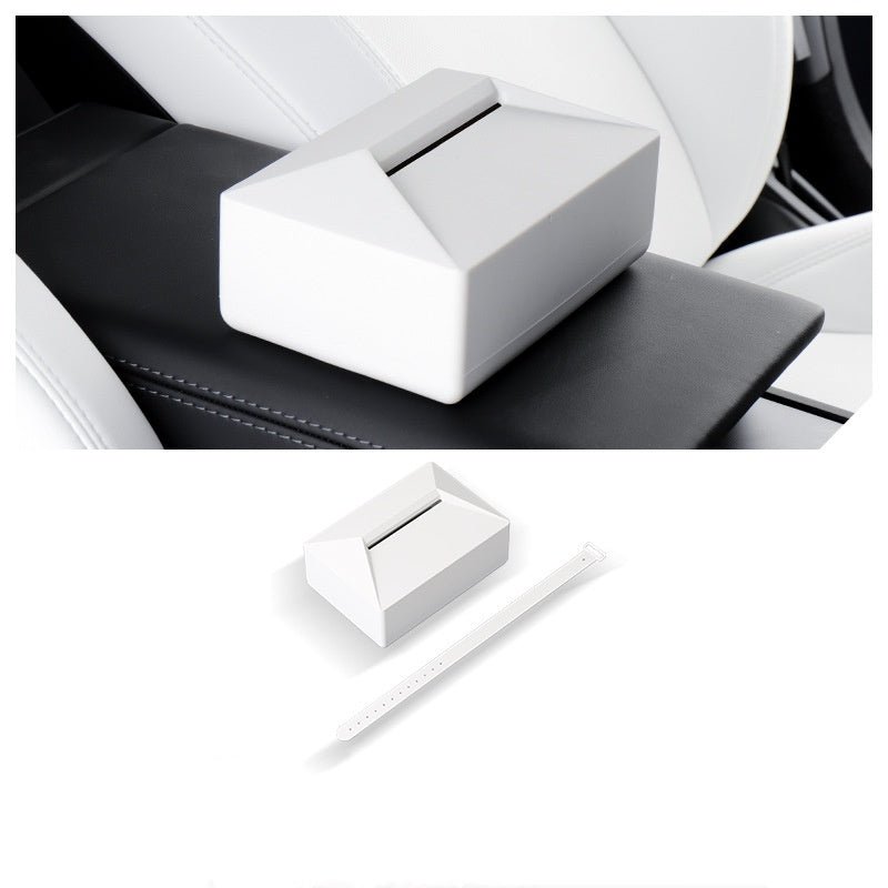 Cybertruck Style Multi-Function Tissue Box for Tesla