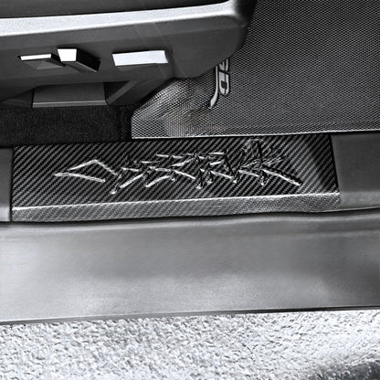 Cybertruck Performance Look Carbon Fiber Front Door Sill Trim (1 Pair)