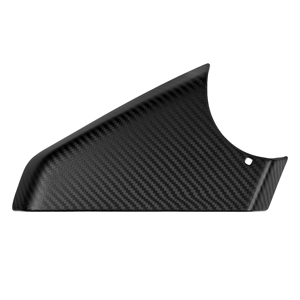 Cybertruck Side Mirror Bottom Cover | Real Dry Carbon Fiber Trim