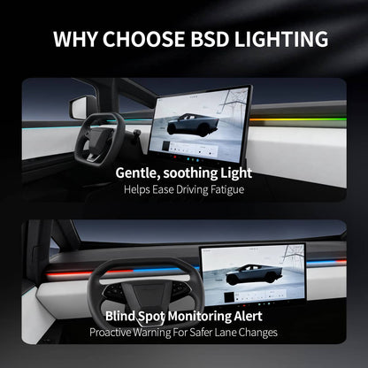 Cybertruck Smart BSD Blind Spot LED Ambient Lighting Kit