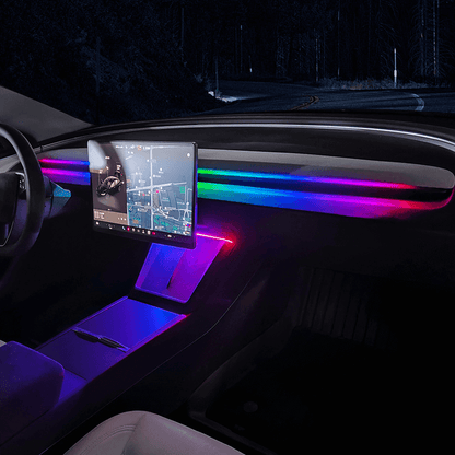 Dashboard Ambient Light Kits for Model 3 Highland & New Model Y