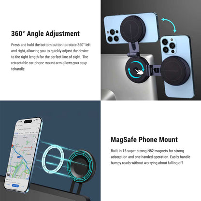 Invisible Magnetic Phone Mount for Tesla