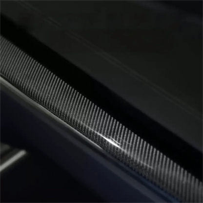 Dashboard Panel Dry Carbon Fiber Overlay for Model S/X 2021+