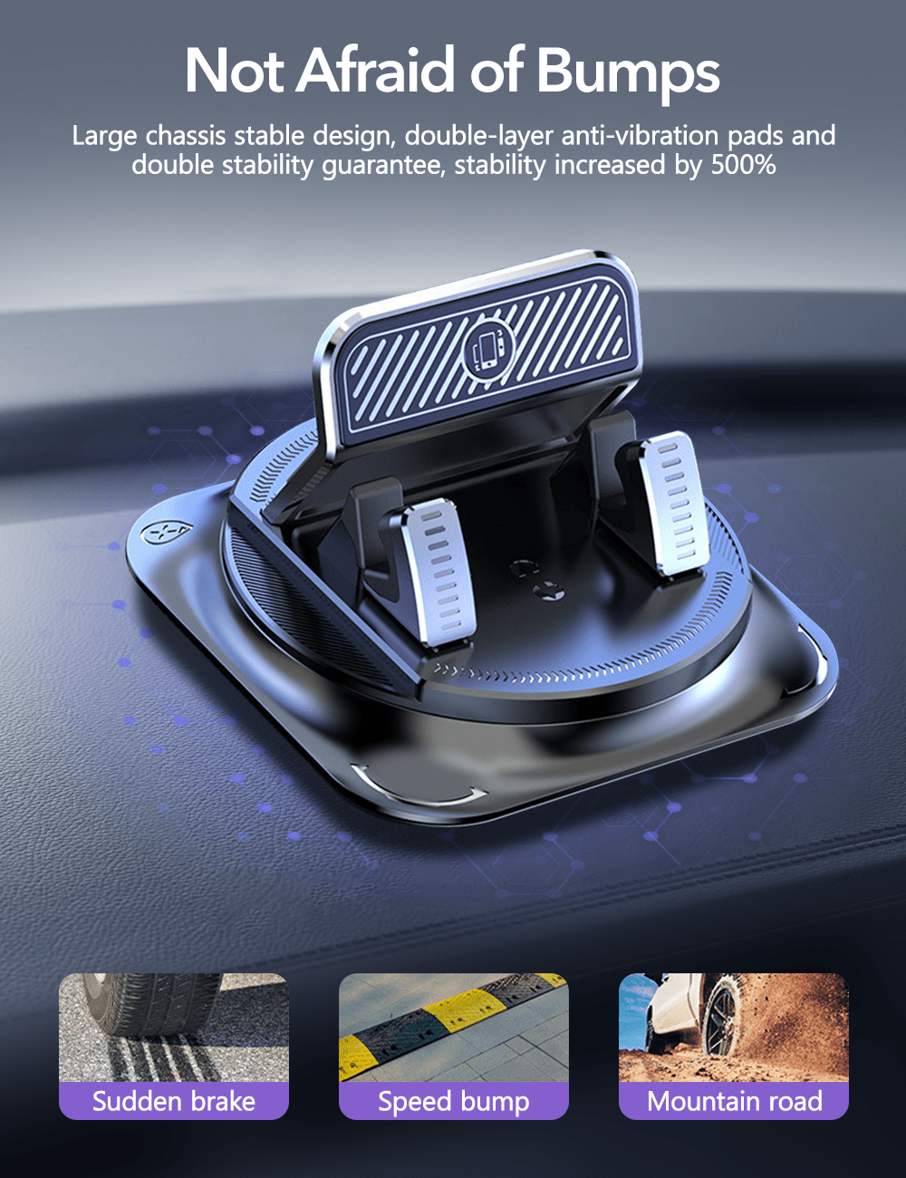 Dashboard Phone Holder for Tesla