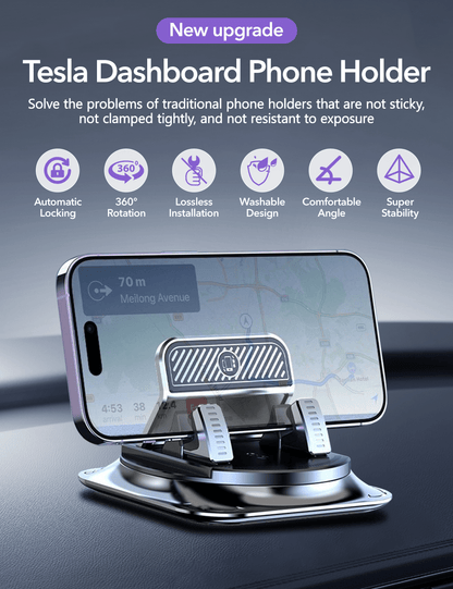 Dashboard Phone Holder for Tesla