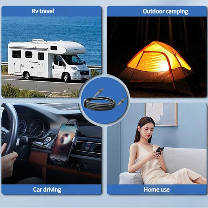 DC & Type-C to DC Power Adapter Cable for Starlink Mini