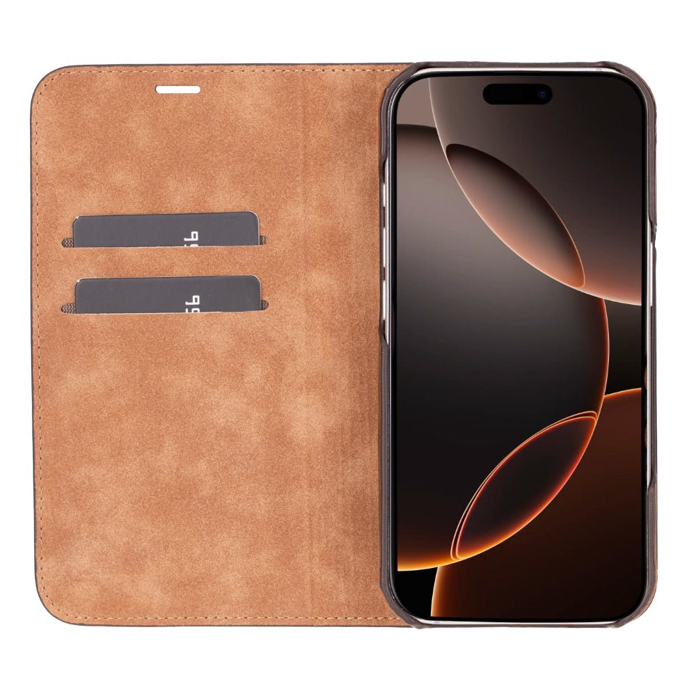Decatur Leather iPhone 16 Pro Folio Case
