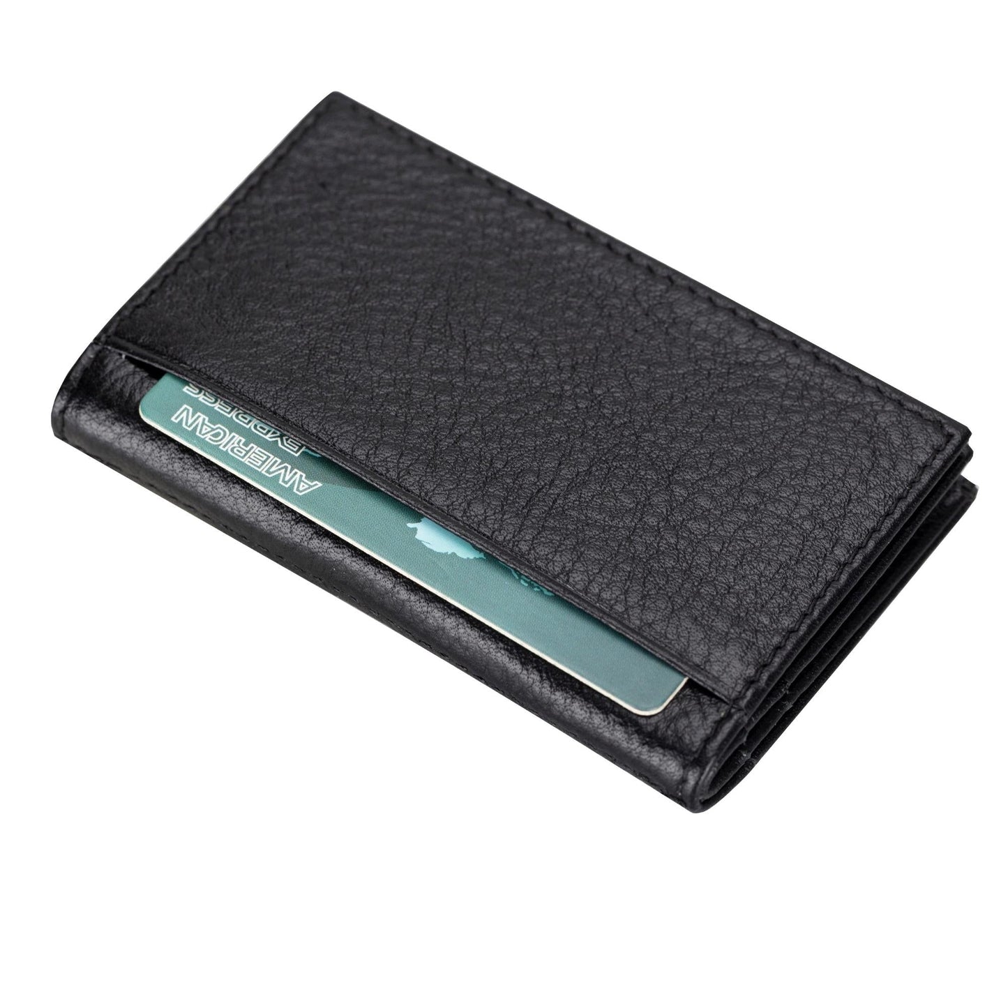 Denver Luxury Full-Grain Leather Cardholder for Men