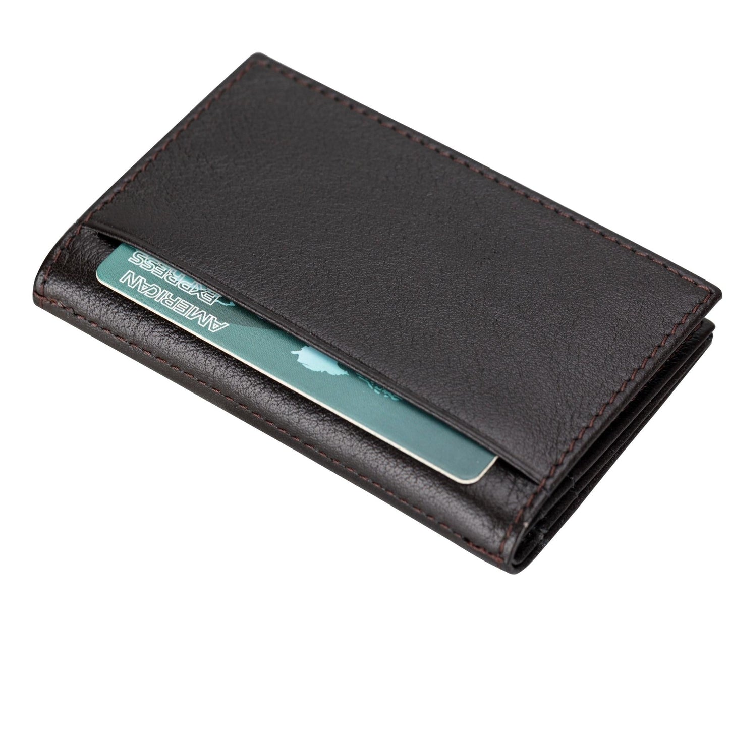 Denver Luxury Full-Grain Leather Cardholder for Men
