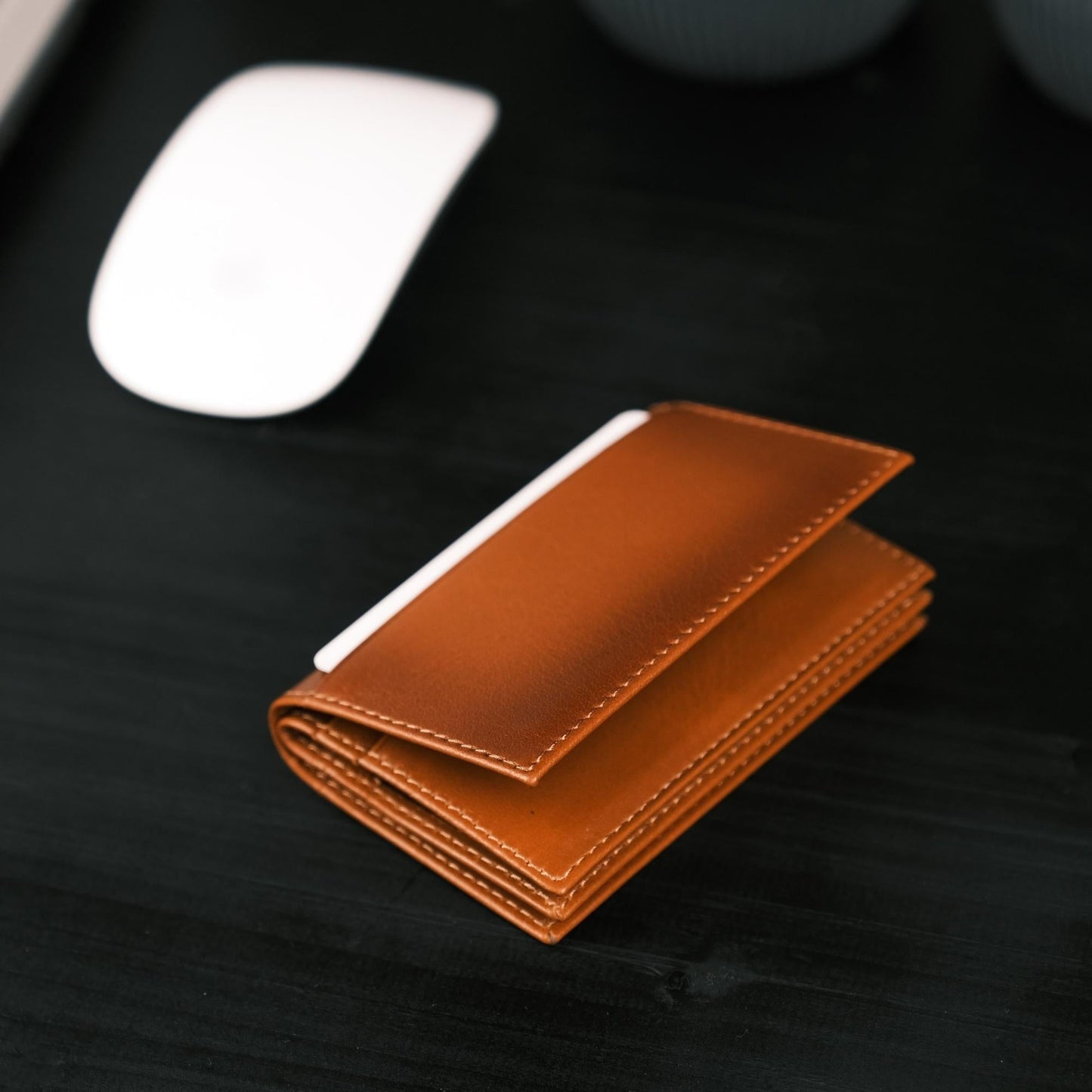 Denver Luxury Full-Grain Leather Cardholder for Men