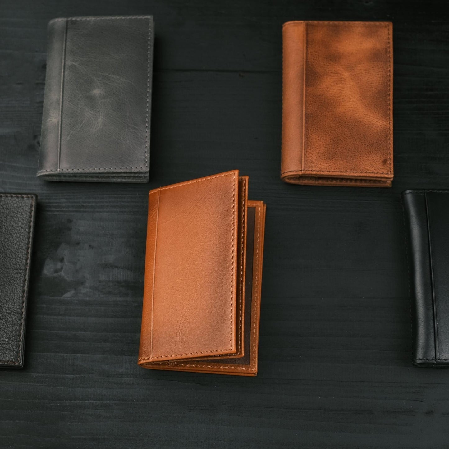 Denver Luxury Full-Grain Leather Cardholder for Men