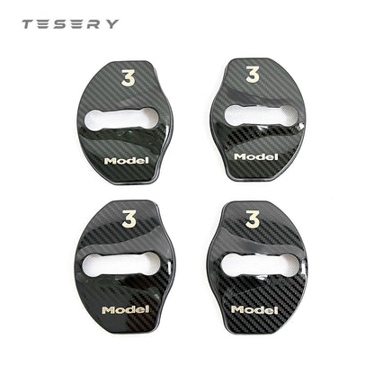 Door Lock Buckle Cover [4 pcs] for Tesla Model 3 & Model Y