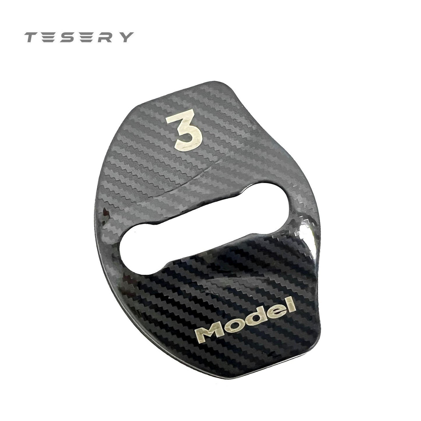 Door Lock Buckle Cover [4 pcs] for Tesla Model 3 & Model Y