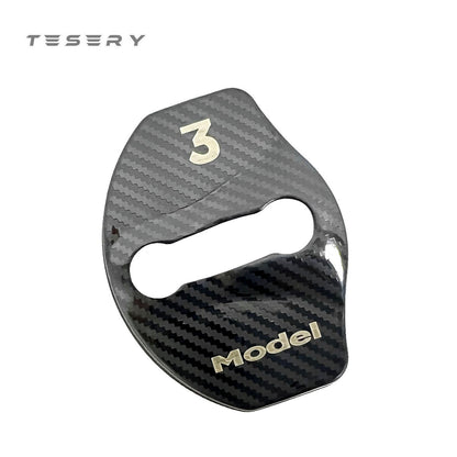 Door Lock Buckle Cover [4 pcs] for Tesla Model 3 & Model Y