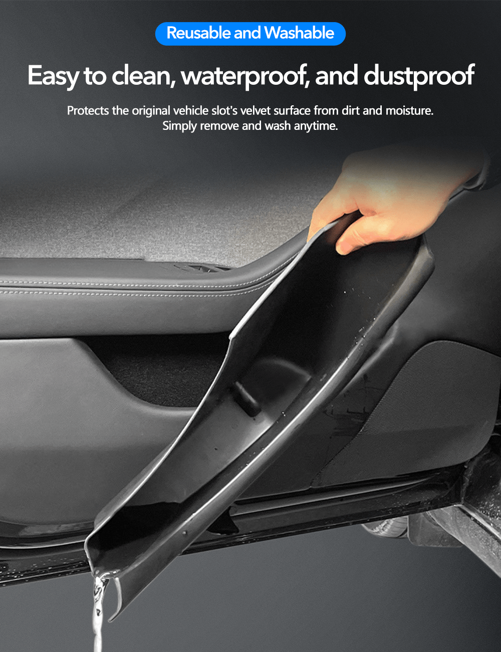 Door Storage Box for Tesla Model 3 Highland (TPE)