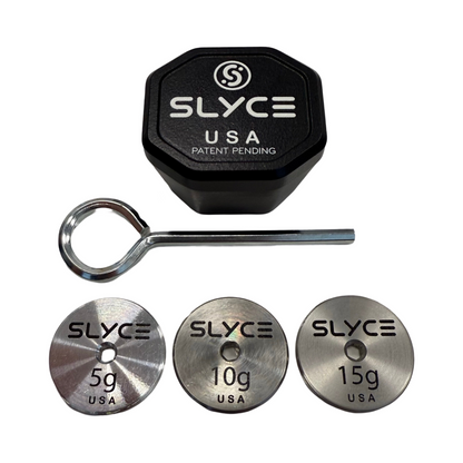 SLYCE Adjustable Weighted SpeedCap (26g-41g) Paddle Performance Enhancer**