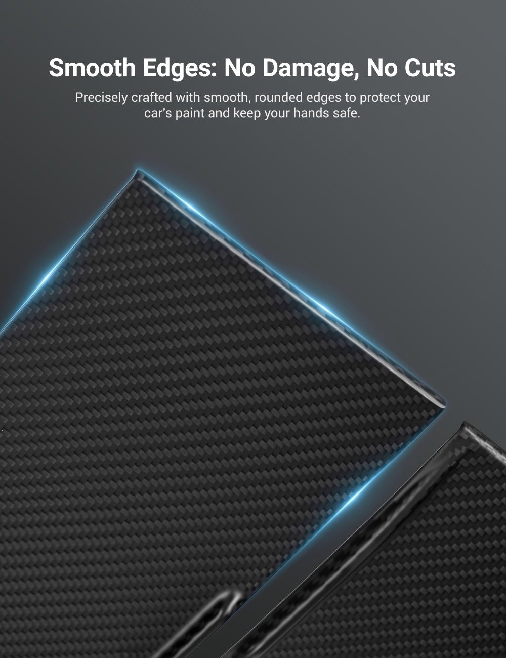 Dry Carbon Fiber Center Console Cover For Tesla Model Y Juniper / Model 3 Highland